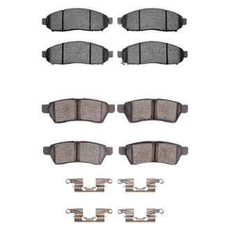 R1 Concepts® - Optimum OEp Front and Rear Brake Pad Set