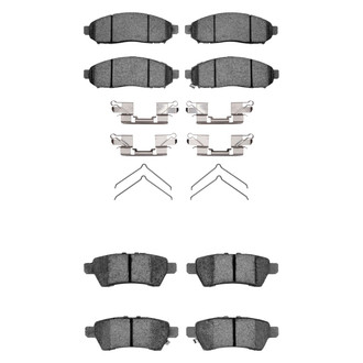 R1 Concepts® - Optimum OEp Front and Rear Brake Pad Set