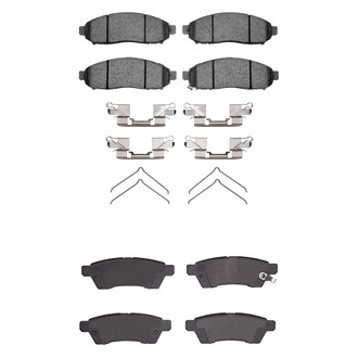 R1 Concepts® - Optimum OEp Front and Rear Brake Pad Set