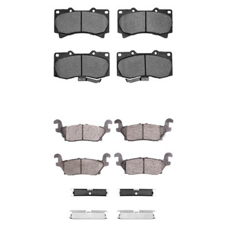 R1 Concepts® - Optimum OEp Front and Rear Brake Pad Set