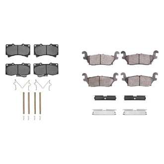 R1 Concepts® - Optimum OEp Front and Rear Brake Pad Set