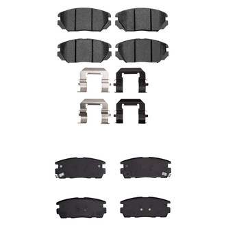 R1 Concepts® - Optimum OEp Front and Rear Brake Pad Set