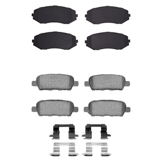 R1 Concepts® - Optimum OEp Front and Rear Brake Pad Set