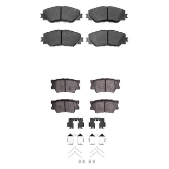 R1 Concepts® - Optimum OEp Front and Rear Brake Pad Set