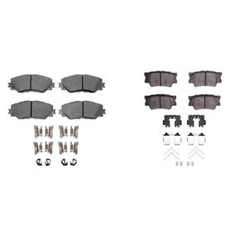R1 Concepts® - Optimum OEp Front and Rear Brake Pad Set