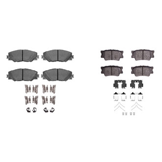 R1 Concepts® - Optimum OEp Front and Rear Brake Pad Set