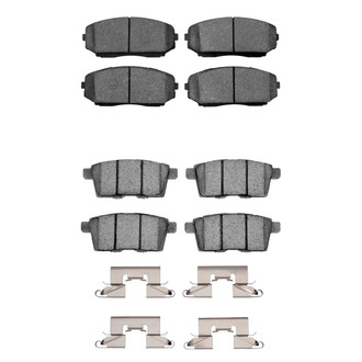 R1 Concepts® - Optimum OEp Front and Rear Brake Pad Set