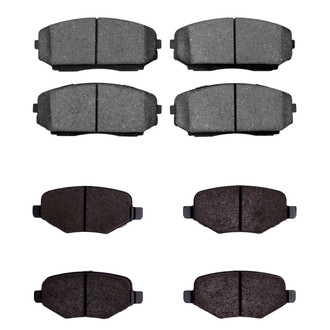 R1 Concepts® - Optimum OEp Front and Rear Brake Pad Set