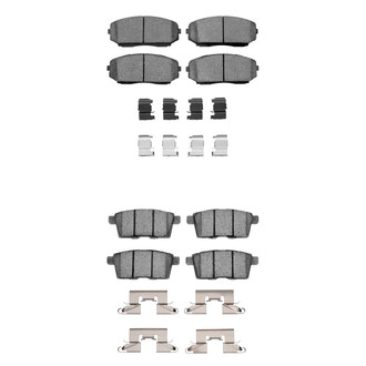 R1 Concepts® - Optimum OEp Front and Rear Brake Pad Set