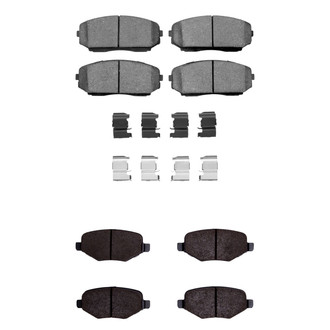 R1 Concepts® - Optimum OEp Front and Rear Brake Pad Set
