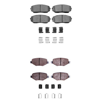 R1 Concepts® - Optimum OEp Front and Rear Brake Pad Set