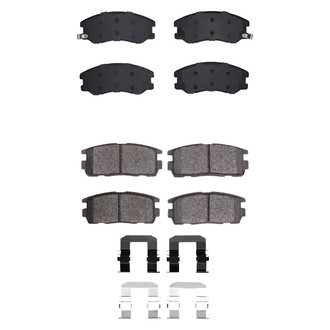 R1 Concepts® - Optimum OEp Front and Rear Brake Pad Set