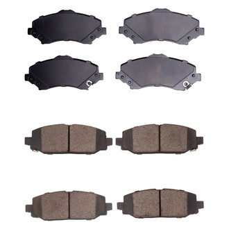 R1 Concepts® - Optimum OEp Front and Rear Brake Pad Set