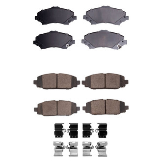 R1 Concepts® - Optimum OEp Front and Rear Brake Pad Set