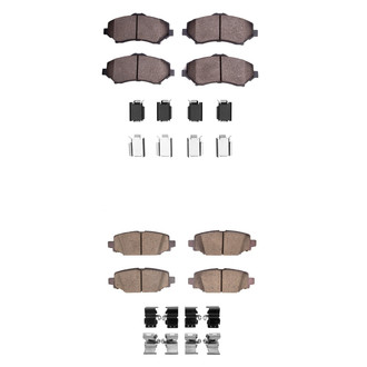 R1 Concepts® - Optimum OEp Front and Rear Brake Pad Set