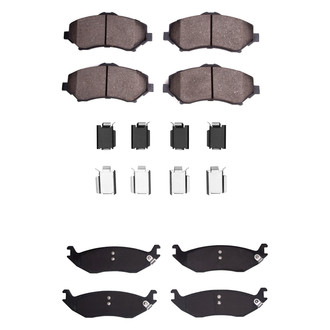 R1 Concepts® - Optimum OEp Front and Rear Brake Pad Set