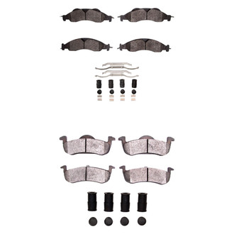 R1 Concepts® - Optimum OEp Front and Rear Brake Pad Set
