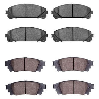 R1 Concepts® - Optimum OEp Front and Rear Brake Pad Set