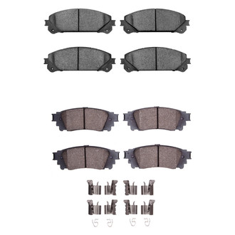 R1 Concepts® - Optimum OEp Front and Rear Brake Pad Set