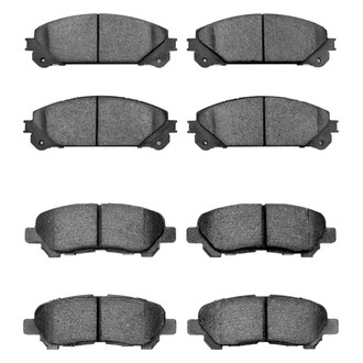 R1 Concepts® - Optimum OEp Front and Rear Brake Pad Set