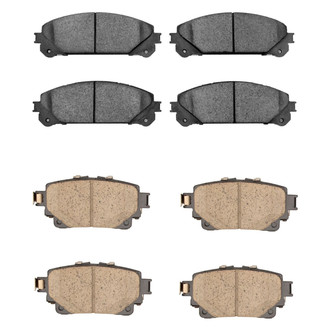 R1 Concepts® - Optimum OEp Front and Rear Brake Pad Set