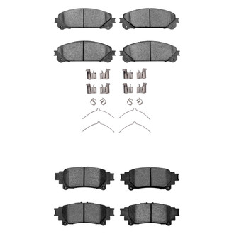 R1 Concepts® - Optimum OEp Front and Rear Brake Pad Set