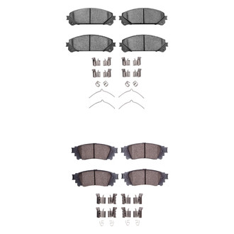 R1 Concepts® - Optimum OEp Front and Rear Brake Pad Set