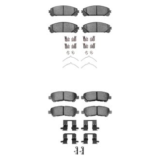 R1 Concepts® - Optimum OEp Front and Rear Brake Pad Set