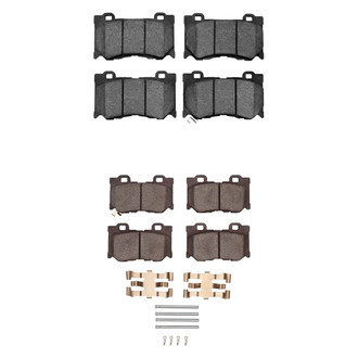R1 Concepts® - Optimum OEp Front and Rear Brake Pad Set