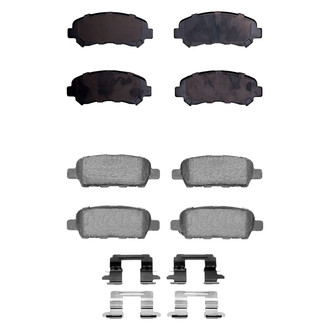 R1 Concepts® - Optimum OEp Front and Rear Brake Pad Set
