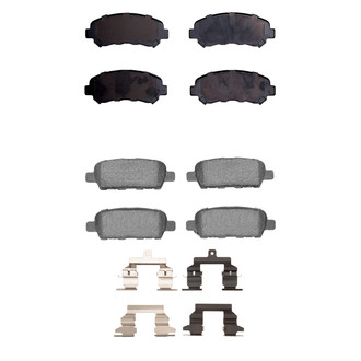 R1 Concepts® - Optimum OEp Front and Rear Brake Pad Set