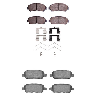 R1 Concepts® - Optimum OEp Front and Rear Brake Pad Set