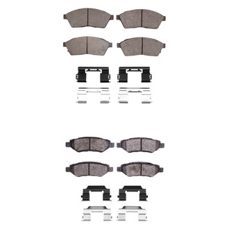 R1 Concepts® - Optimum OEp Front and Rear Brake Pad Set
