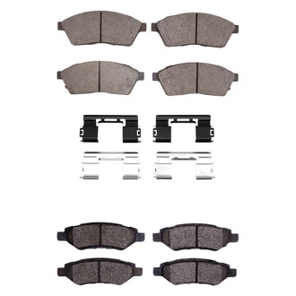 R1 Concepts® - Optimum OEp Front and Rear Brake Pad Set