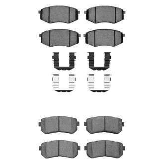 R1 Concepts® - Optimum OEp Front and Rear Brake Pad Set