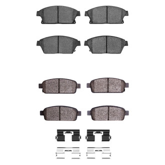R1 Concepts® - Optimum OEp Front and Rear Brake Pad Set