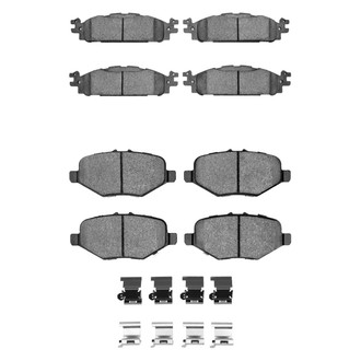 R1 Concepts® - Optimum OEp Front and Rear Brake Pad Set
