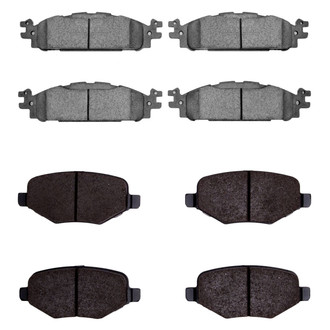 R1 Concepts® - Optimum OEp Front and Rear Brake Pad Set