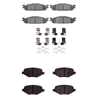 R1 Concepts® - Optimum OEp Front and Rear Brake Pad Set