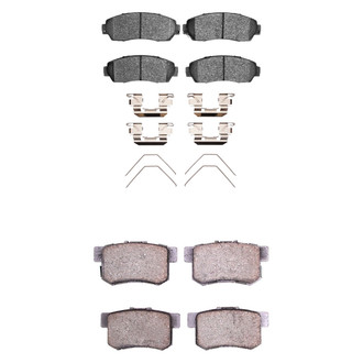 R1 Concepts® - Optimum OEp Front and Rear Brake Pad Set