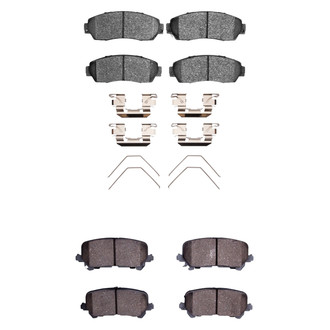 R1 Concepts® - Optimum OEp Front and Rear Brake Pad Set
