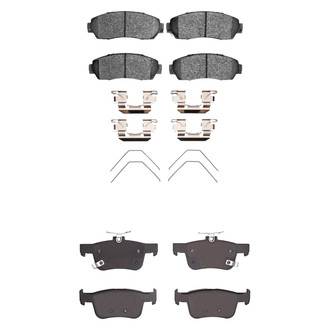 R1 Concepts® - Optimum OEp Front and Rear Brake Pad Set