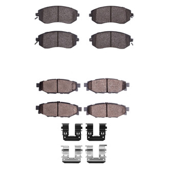 R1 Concepts® - Optimum OEp Front and Rear Brake Pad Set