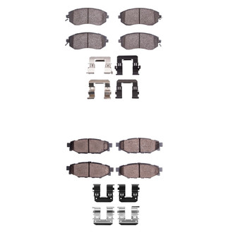 R1 Concepts® - Optimum OEp Front and Rear Brake Pad Set
