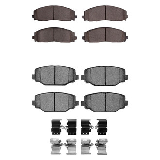 R1 Concepts® - Optimum OEp Front and Rear Brake Pad Set