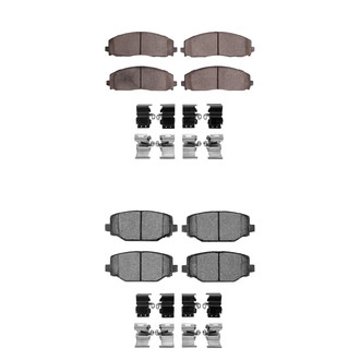 R1 Concepts® - Optimum OEp Front and Rear Brake Pad Set