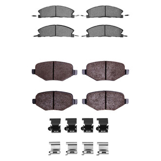 R1 Concepts® - Optimum OEp Front and Rear Brake Pad Set