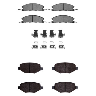 R1 Concepts® - Optimum OEp Front and Rear Brake Pad Set