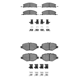 R1 Concepts® - Optimum OEp Front and Rear Brake Pad Set