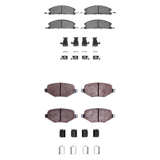 R1 Concepts® - Optimum OEp Front and Rear Brake Pad Set